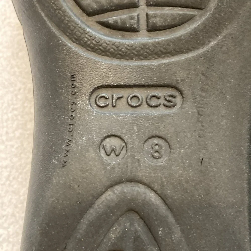 Crocs Kadee Women's sling  back Classic ballet flats  Shoes comfort 8 black - Picture 8 of 8